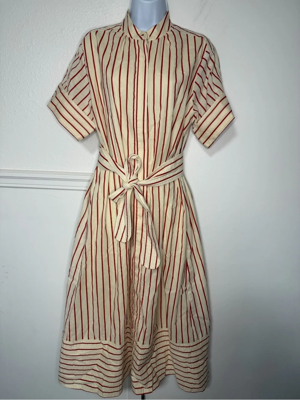 Tuckernuck Scarlet Stripe Prescott Dress size S - Picture 3 of 8